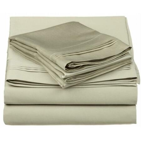 IMPRESSIONS BY LUXOR TREASURES Egyptian Cotton 650 Thread Count Solid Sheet Set California King-Sage 650CKSH SLSG